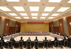 中國書協第八次全國代表大會主席團會議現場